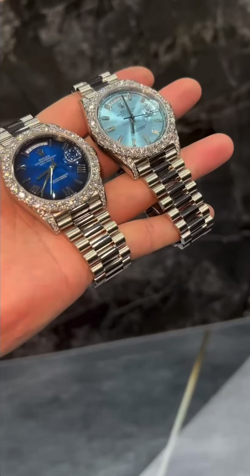 Rolex Navy and Light blue