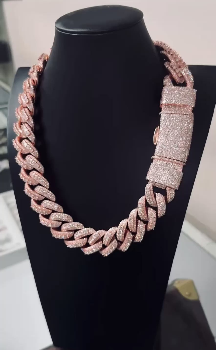 Pave Big Stones Chain