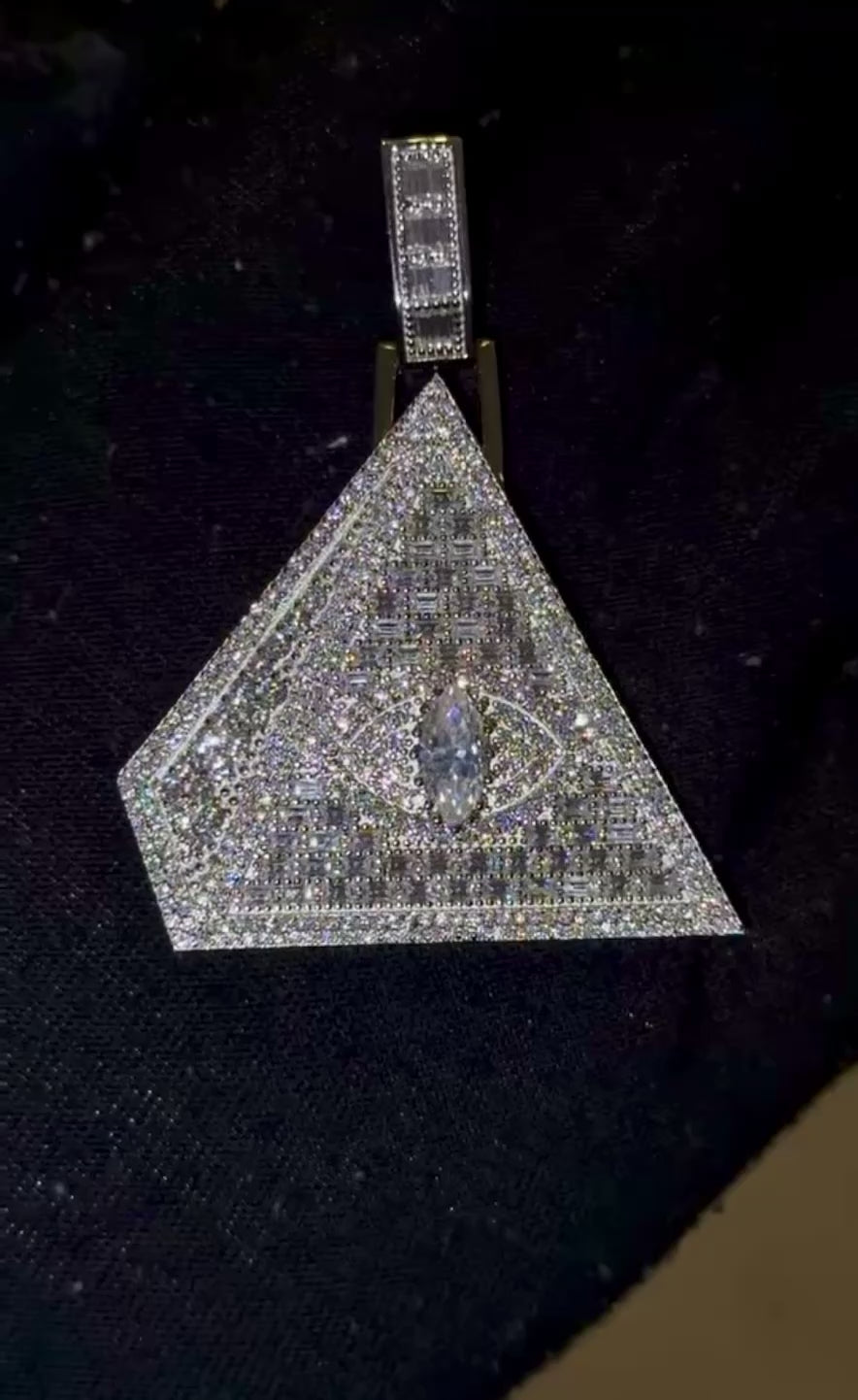 illuminati Tennis Chain Pendant